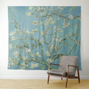 Almond Blossoms Painting by Van Gogh Wandteppich