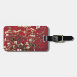 Almond Blossoms Roter Vincent van Gogh Malerei Gepäckanhänger