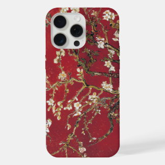 Almond Blossoms Roter Vincent van Gogh Malerei iPhone 15 Pro Max Hülle