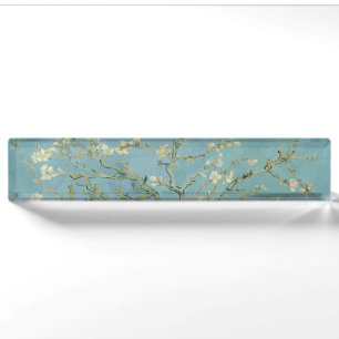 Almond Blossoms von Vincent Van Gogh Fine Art Namensplakette