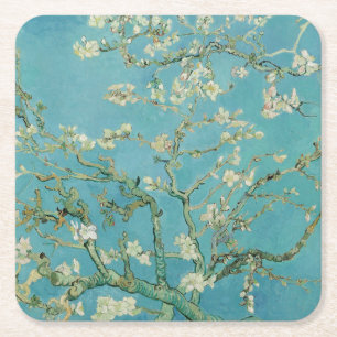Almond Blossoms von Vincent Van Gogh Fine Art Rechteckiger Pappuntersetzer
