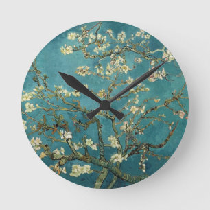 Almond Blossoms Wall Clock Runde Wanduhr