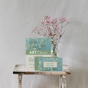 Almond Blüten von Vincent Van Gogh, Art Teacher Visitenkarte