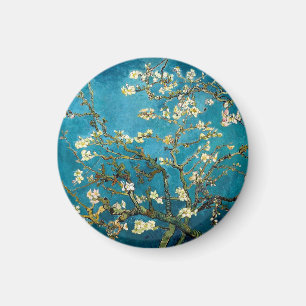 Almond Branches in Bloom Magnet