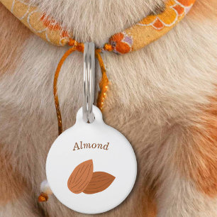 Almond Pet Tag Haustiermarke