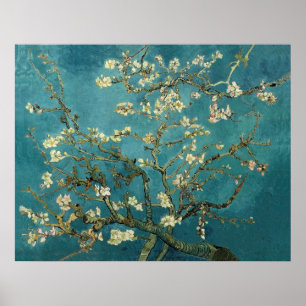 Almond Tree blühend von Van Gogh Poster