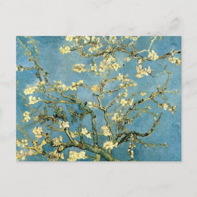 Almond Tree blühend von Van Gogh Postkarte (Vorderseite)