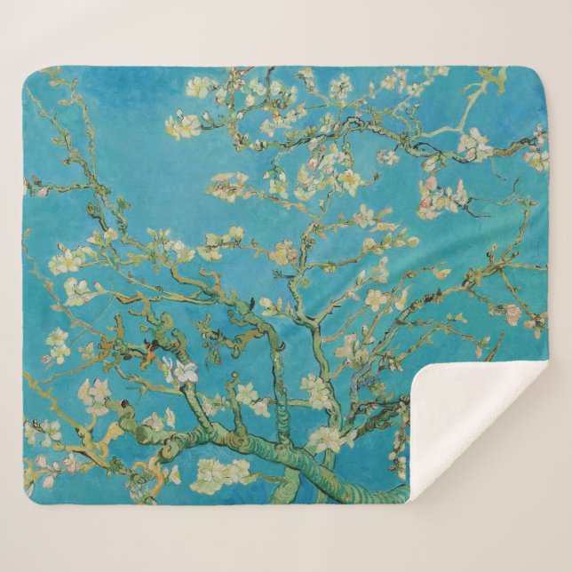 Almond Tree blühend von Van Gogh Sherpadecke (Vorderseite (Horizontal))