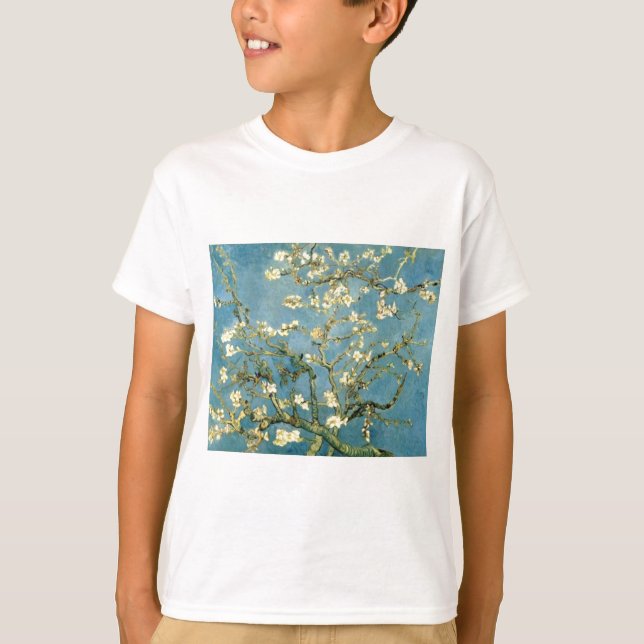 Almond Tree blühend von Van Gogh T-Shirt (Vorderseite)