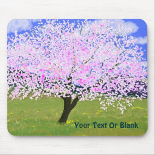 Almond Tree in Bloom Mousepad
