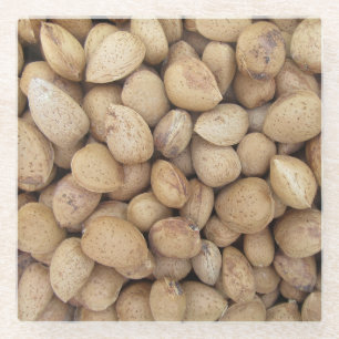 Almonds Herbstmuster Glasuntersetzer