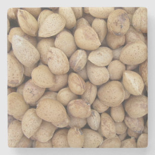 Almonds Herbstmuster Steinuntersetzer