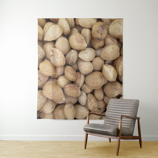 Almonds Herbstmuster Wandteppich (Beispiel)