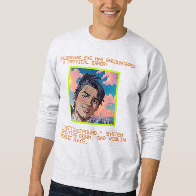 Almost Gigachad Sweatshirt (Vorderseite)
