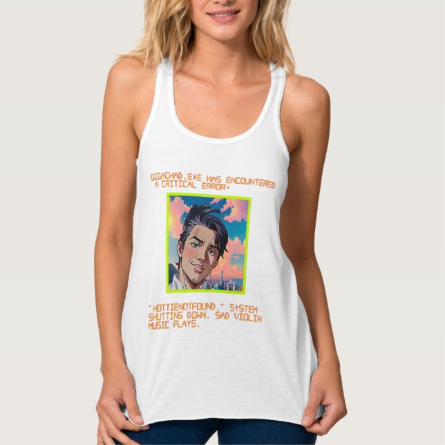 Almost Gigachad Tank Top (Vorderseite)