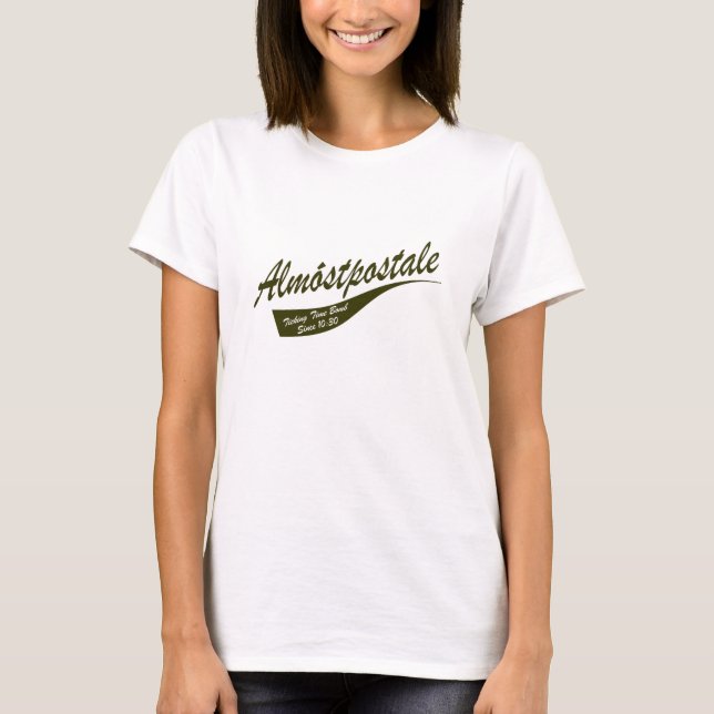 Almostpostale - Fast Postal Ladys Ringer T-Shirt (Vorderseite)