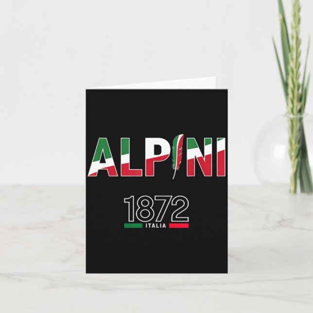Alni Alni Pride Italiano Alne Hat  Karte (Vorderseite)