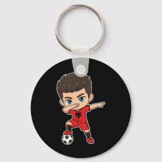 Alnia Dab Kid Goal Cartoon Alnia Flagge Für Jungen Schlüsselanhänger