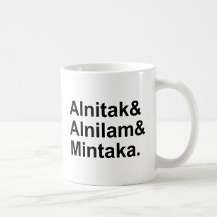 Alnitak Alnilam Mintaka 3 Sterne des Orion - Gür Kaffeetasse