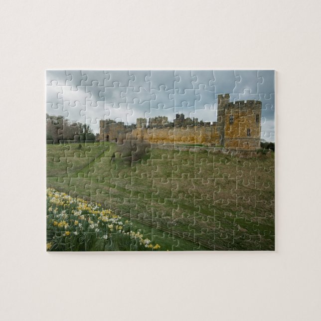 Alnwick-Schloss, Northumberland, Großbritannien Puzzle (Horizontal)