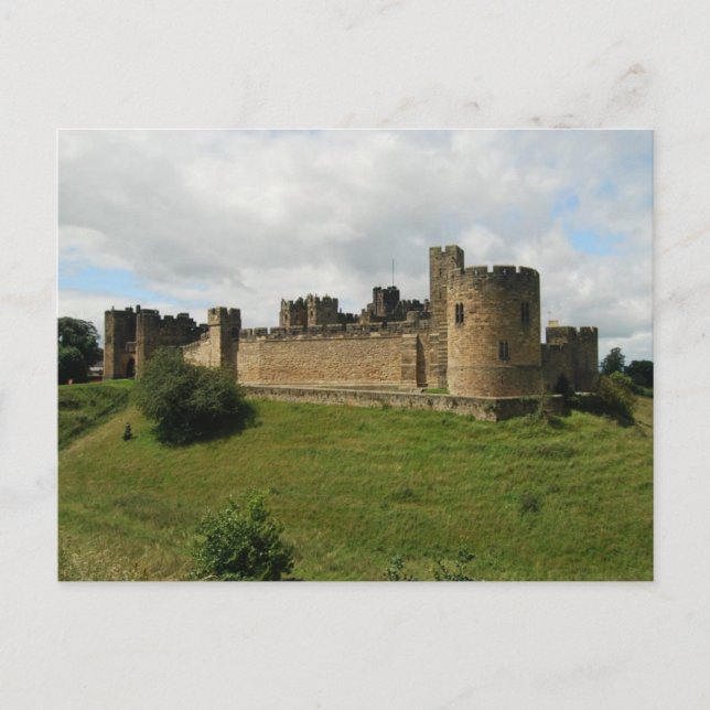 Alnwick-Schloss Postkarte (Vorderseite)