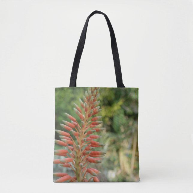 Aloe Blossom Custom All-Over-Print Tote Bag (Vorderseite)