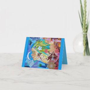 Aloe (Collage Card) Feiertagskarte