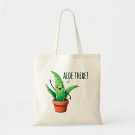 Aloe da! Niedlich Aloe Vera Pflanze Tote Tasche