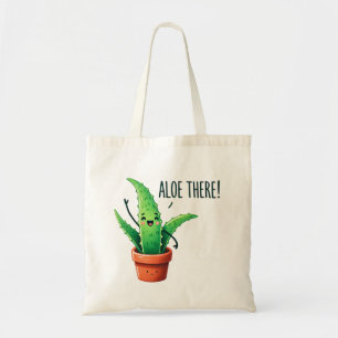 Aloe da! Niedlich Aloe Vera Pflanze Tote Tasche