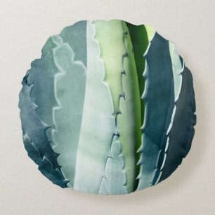 Aloe - Makrofotografie Rundes Kissen