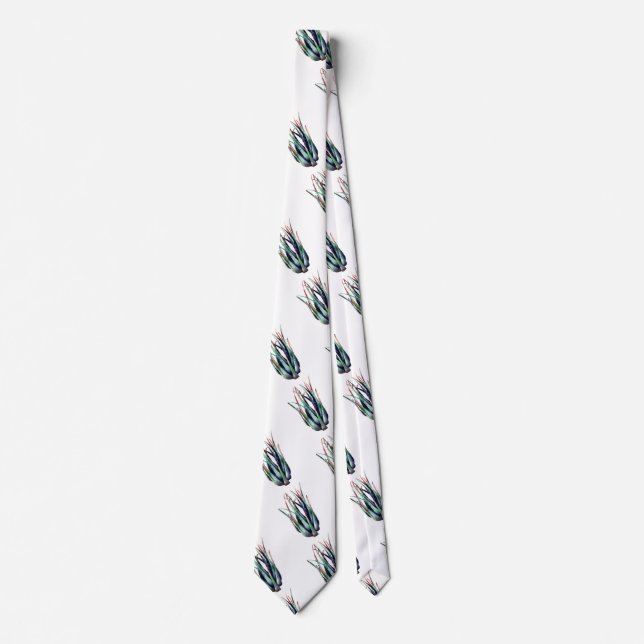 ALoe Pflanze Foto Krawatte (Vorderseite)