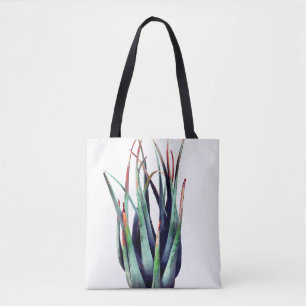 ALoe Pflanze Foto Tote Bag