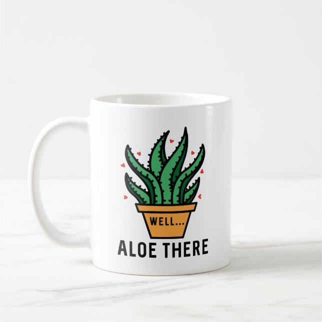 Aloe There Kaffeetasse (Links)