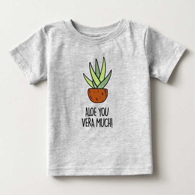 Aloe Vera Baby T-shirt (Vorderseite)