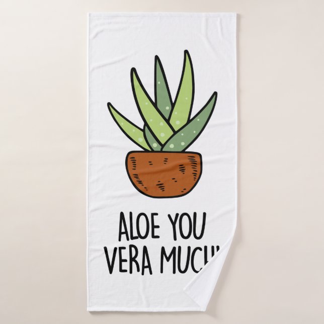 Aloe Vera Badhandtuch Set (Badehandtuch)