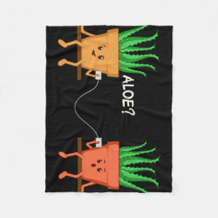 Aloe Vera Barber Fleecedecke