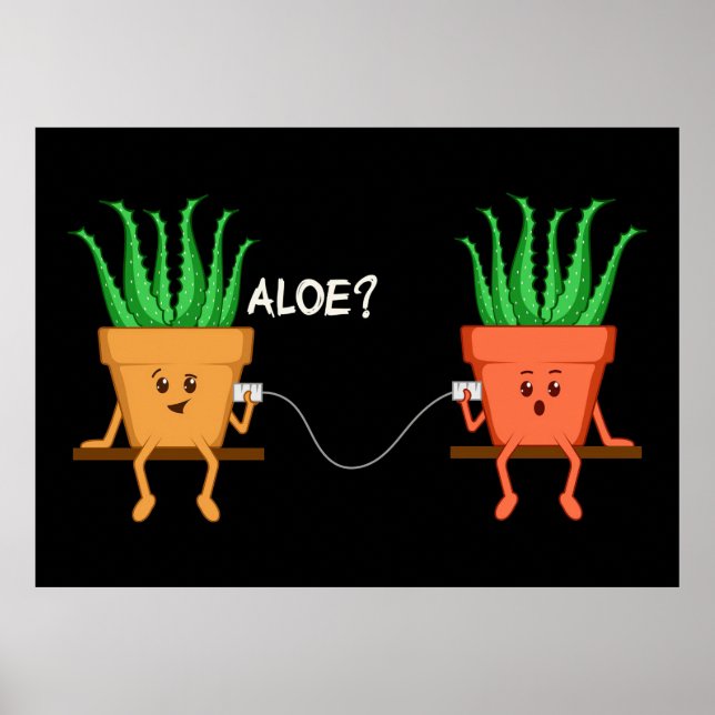 Aloe Vera Barber Poster (Vorne)