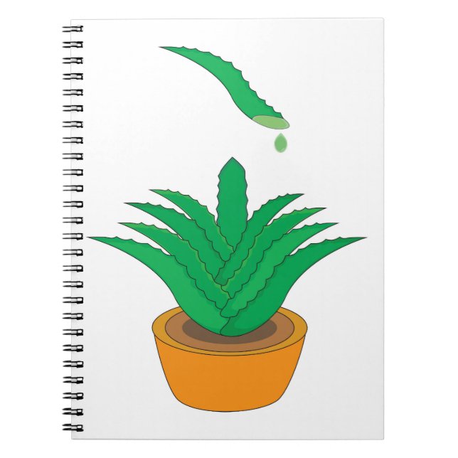 Aloe Vera Notizblock (Vorderseite)
