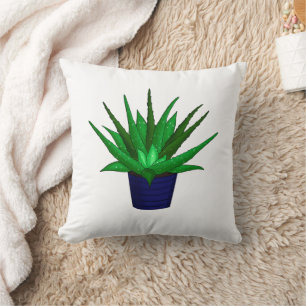 Aloe Vera Pflanze Kissen