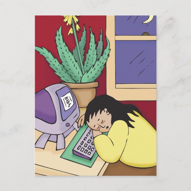 Aloe Vera Postkarte (Vorderseite)