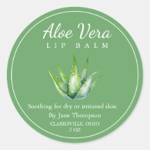 Aloe vera Salve / balm Label