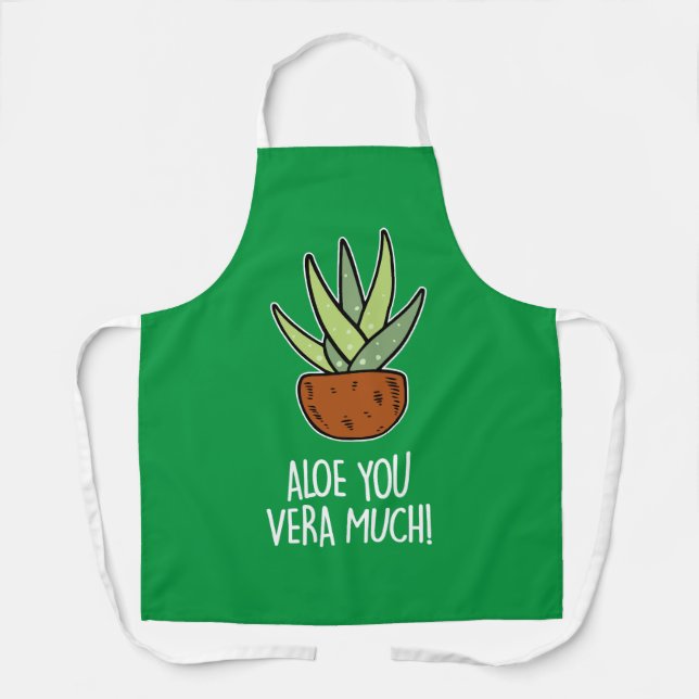 Aloe Vera Schürze (Vorderseite)