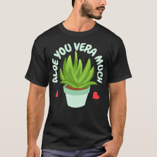 Aloe Vera Sukkulente Pflanze 2 T-Shirt
