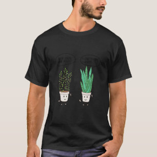Aloe Vera Thymian Talking Niedlich Gardener Pflanz T-Shirt