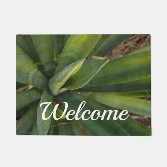 Aloe Vera Welcome Doormat Fußmatte (Vorderseite)