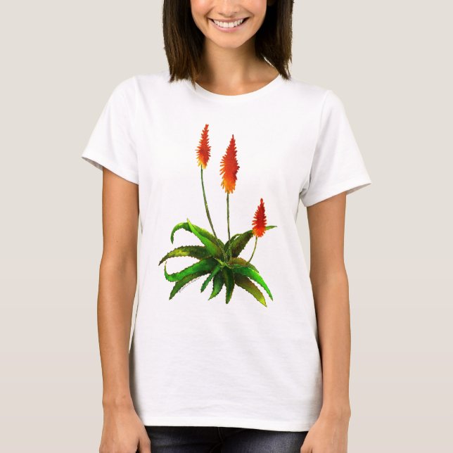 Aloe Watercolor T - Shirt (Vorderseite)