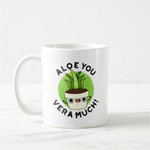 Aloe You Vera Funny Pflanze Puff Kaffeetasse