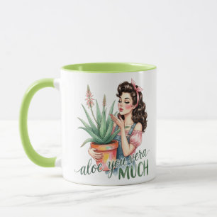 Aloe You Vera Much Gartenzauber-Kaffeetasse Tasse