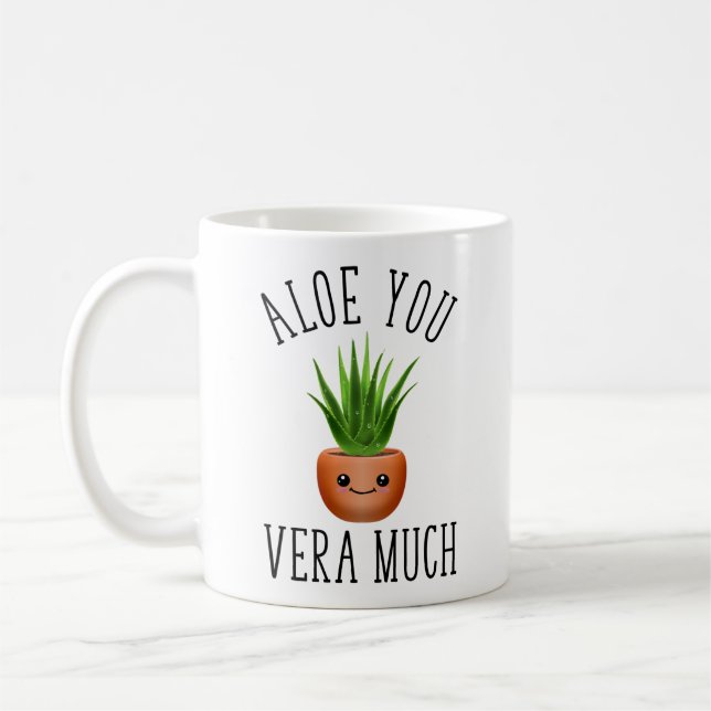 Aloe You Vera Much Kaffeetasse (Links)