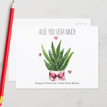 Aloe you Vera Much Pub Klassenzimmer Valentine